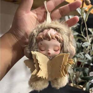 Pop Mart - Skull Panda L’impressionnisme Pendant - Brand New Opened Teakwood